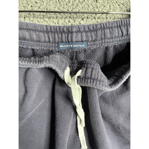 BRANDY MELVILLE Sweatpants Womens One Size Wide-Leg Drawstring Side Stripe - Picture 4 of 16